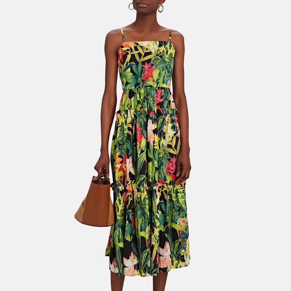 Cara Cara Harbour Island Cotton Midi Dress